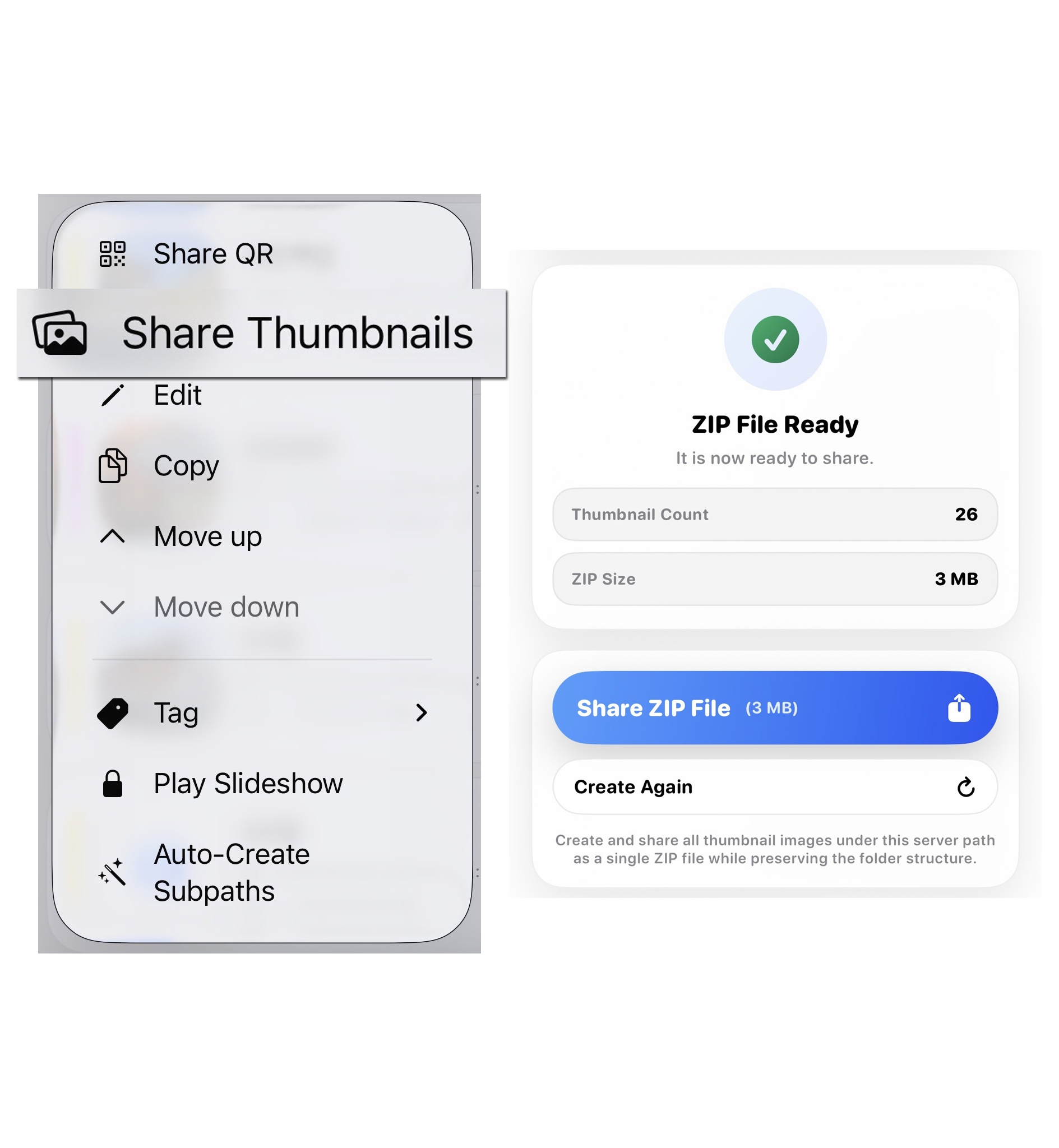Share Thumbnails