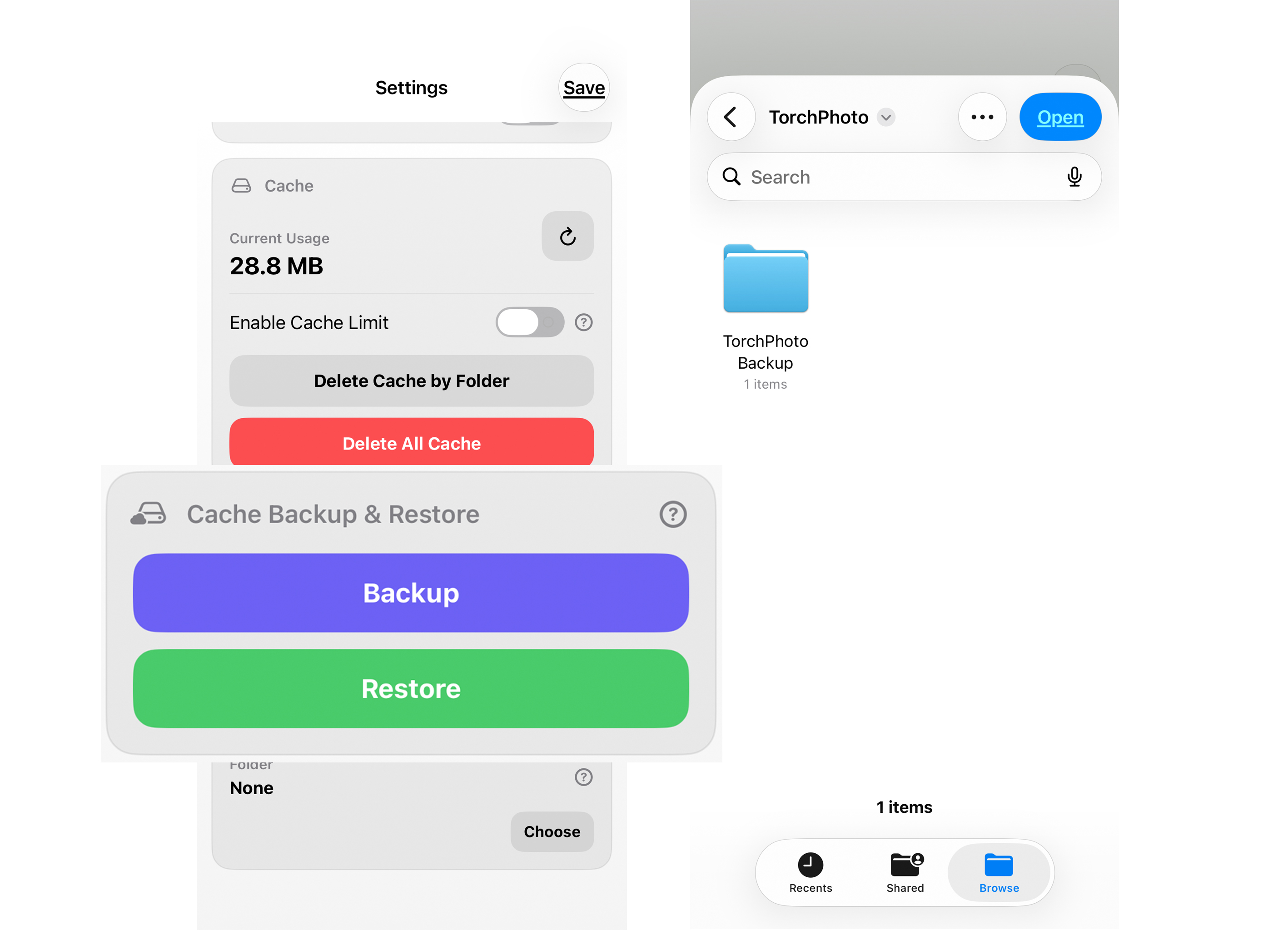 Thumbnail Cache Backup & Restore