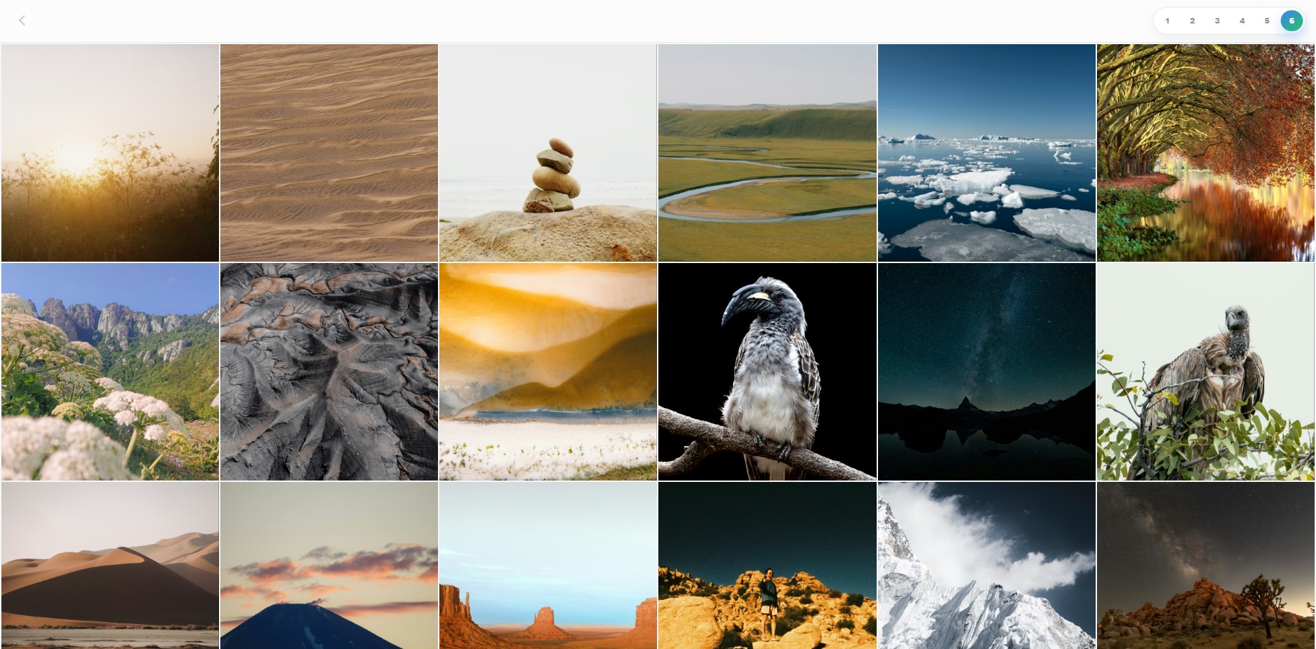 TorchPhoto Wi-Fi Gallery in a web browser